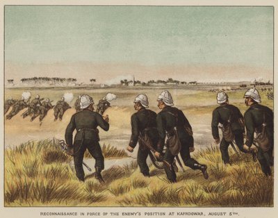 Rekognoscering i kraft af fjendens position ved Kafr Dawar, 5. august af after Richard Simkin