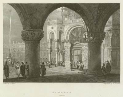Sankt Markus, Venedig af Samuel (after) Prout