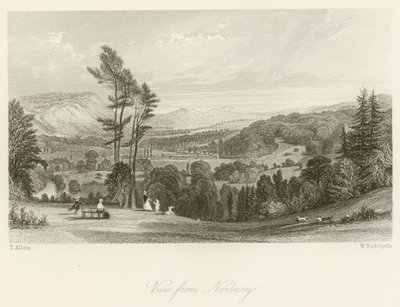 Udsigt fra Norbury af after Thomas Allom