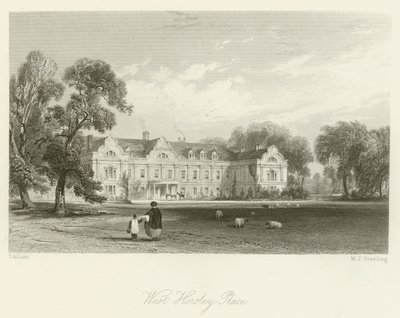 West Horsley Place af after Thomas Allom
