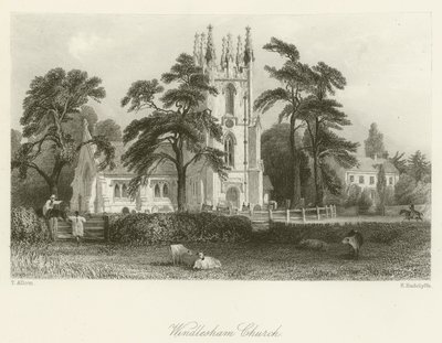 Windlesham kirke af after Thomas Allom