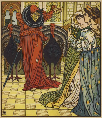 Udseende af ørkenens fe af after Walter Crane