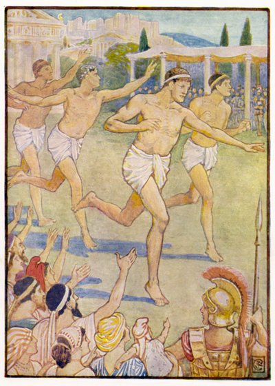 I de tidligste tider var et simpelt fodløb den eneste begivenhed af after Walter Crane
