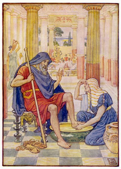 Ja, sandelig, du er Odysseus af after Walter Crane