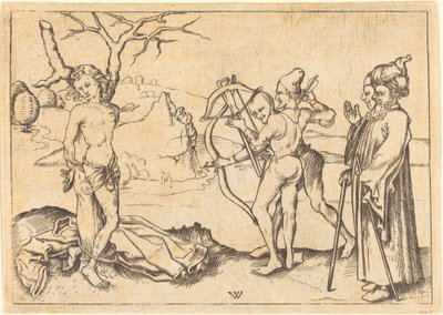 Sankt Sebastians martyrium af after Wenzel von Olmutz