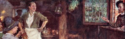 Shakespeare besøger The Mermaid Tavern for at høre om Ben Jonson er der af after William Hatherell