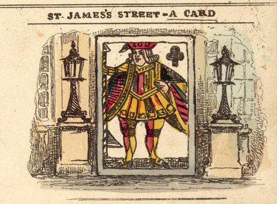 St Jamess Street, A Card af after William Heath