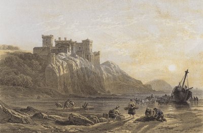 Culzean Castle (chromolitho) af after William Leighton Leitch