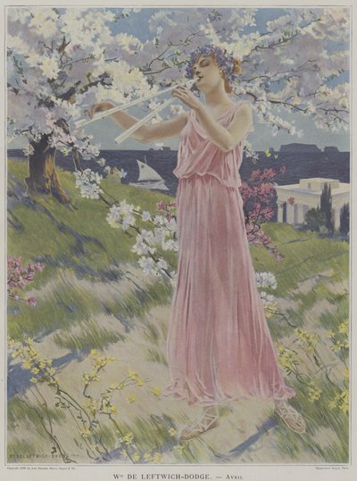 Avril (april) af after William de Leftwich Dodge