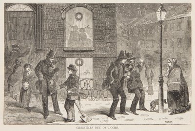 Jul ude af døren af Winslow Homer