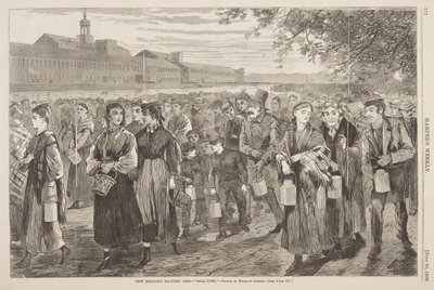 New England Factory Life – "Bell-Time" af Winslow Homer