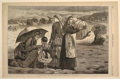 På stranden ved Long Branch – Børnetiden af Winslow Homer