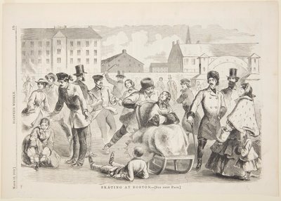 Skøjteløb i Boston af Winslow Homer