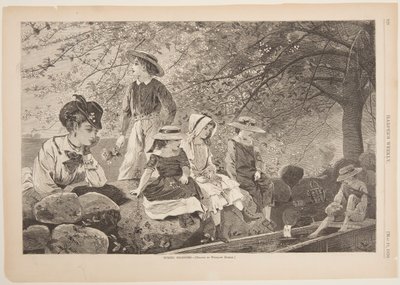 Forårsblomster af Winslow Homer