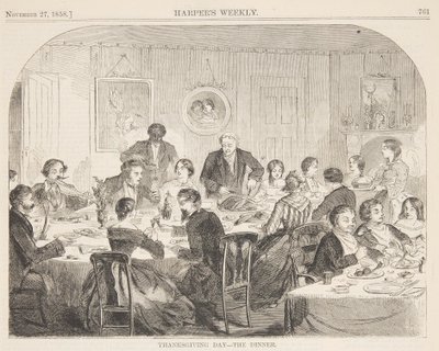 Thanksgiving Day – Middagen af Winslow Homer