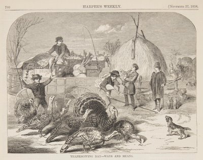 Thanksgiving Day – måder og midler af Winslow Homer