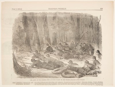 The Army of the Potomac - Vores afsidesliggende strejfet i skoven af Winslow Homer