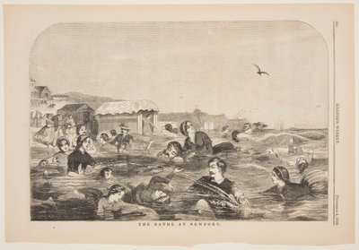Badet i Newport af Winslow Homer