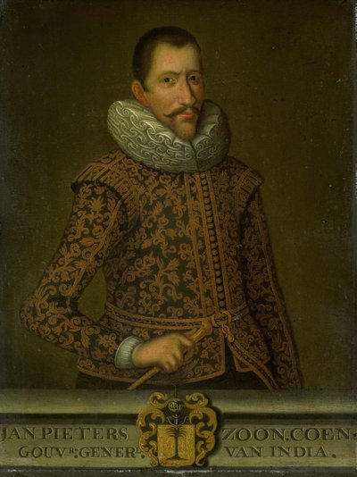 Portræt af Jan Pietersz Coen, generalguvernør i Hollandsk Ostindien af anonymous (copy after)