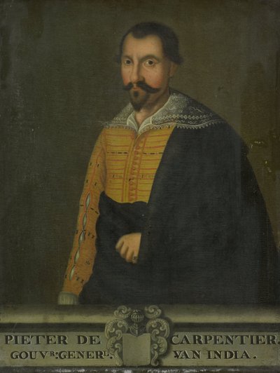 Portræt af Pieter de Carpentier, generalguvernør for Hollandsk Ostindien af anonymous (copy after)