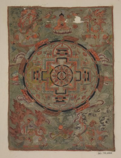 Buddha omgivet af bodhisattvaer af anonymous 