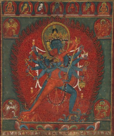Chakrasamvara og Vajravarahi af anonymous 
