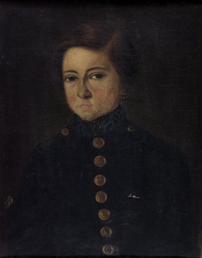 Fransk: Portrait du présumé de Léopold Hugo (1827-1866) af anonymous 