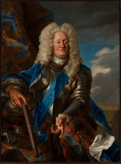 Portræt af Augustus William af Braunschweig af anonymous 