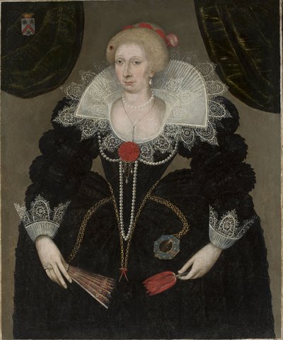 Portræt af Susanne le Royer de Brisolliéres af anonymous 