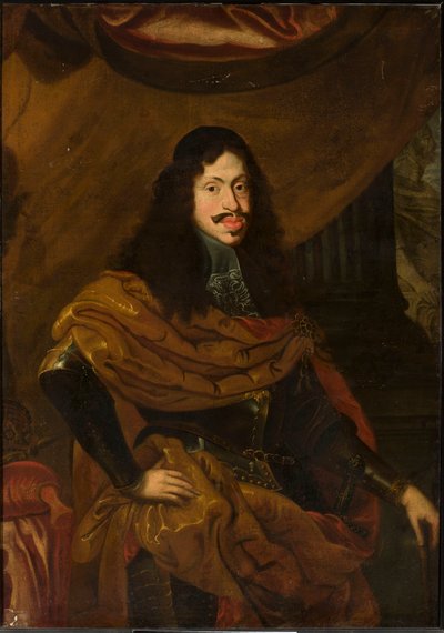 Portræt af kejser Leopold I Habsburg (1640-1705) af anonymous 