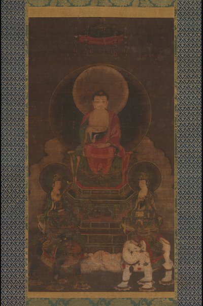 Shaka (Shakyamuni)-triaden af anonymous 