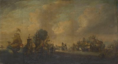 Slaget ved Downs, 21. oktober 1639 af anonymous 