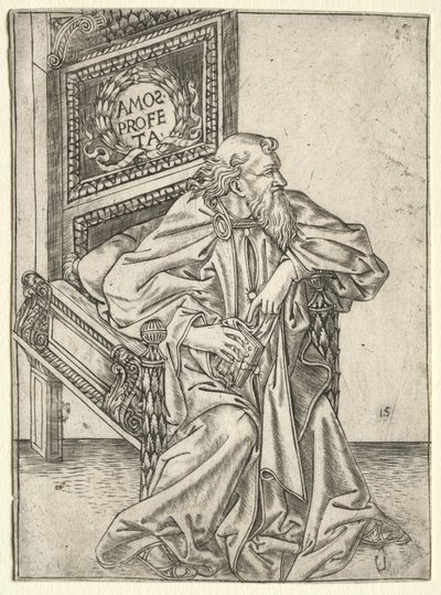 Profeterne: Amos af attributed to Baccio Baldini