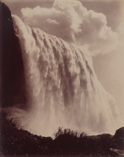 Niagara Falls af attributed to Charles Bierstadt