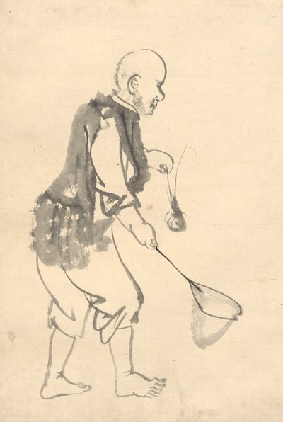 Rejefiskeren af attributed to Kono Bairei
