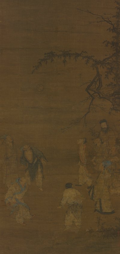 Fodboldspillerne af attributed to Ma Yuan