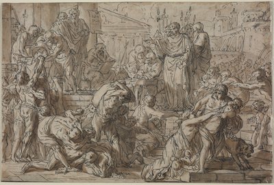 romersk emne af attributed to Philibert Benoît Delarue