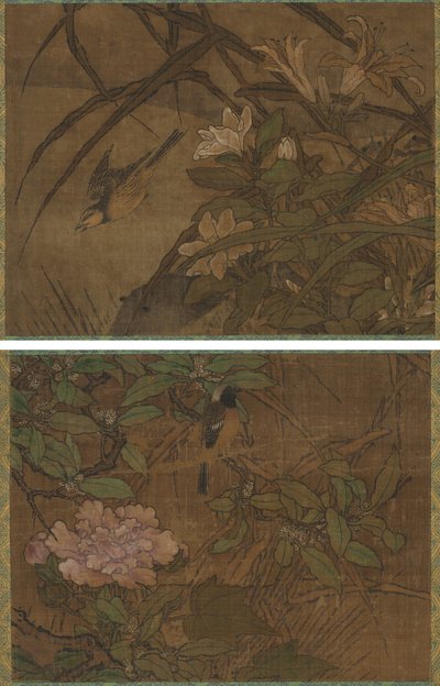 Fugle og Blomster af attributed to Sesshū Tōyō