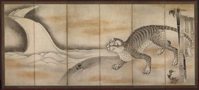 Tiger af attributed to Soga Nichokuan
