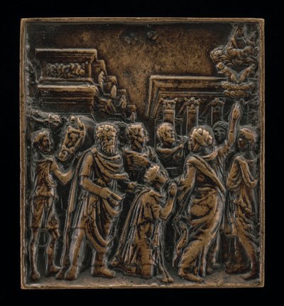 Augustus og Sibyllen af called Riccio Andrea Briosco