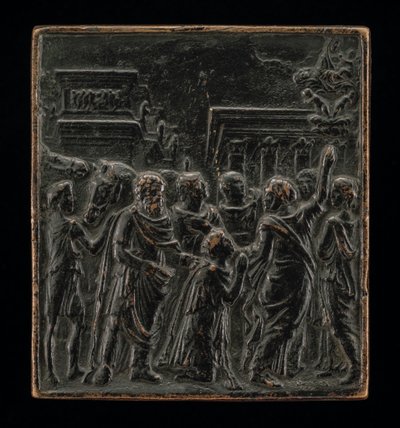 Augustus og Sibyllen af called Riccio Andrea Briosco