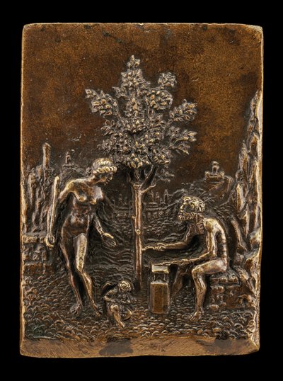 Venus, Amor og Vulkan af called Riccio Andrea Briosco