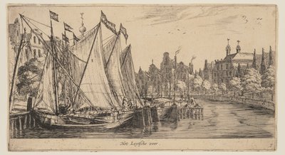 Leytsche veer, fra Views of Amsterdam af called Zeeman Reinier Nooms