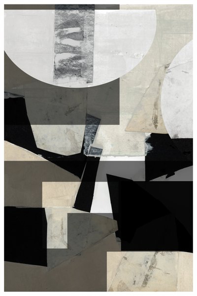 Abstrakt geometrisk collage af cartissi