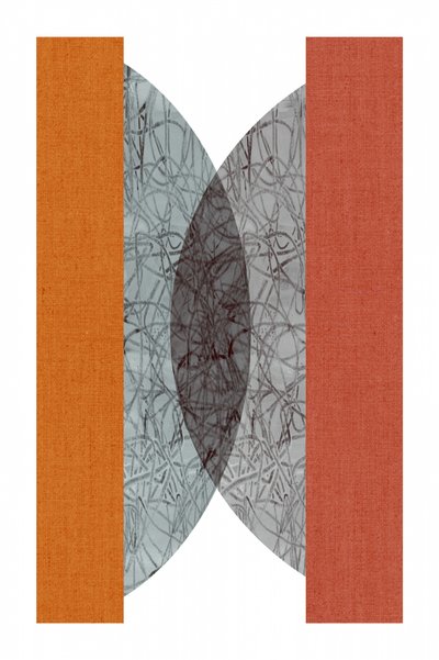 Abstrakt orange geometri af cartissi
