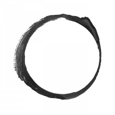 Abstrakt Zen-cirkel af cartissi