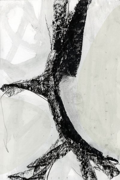 Dristig monokrom abstrakt kunst af cartissi