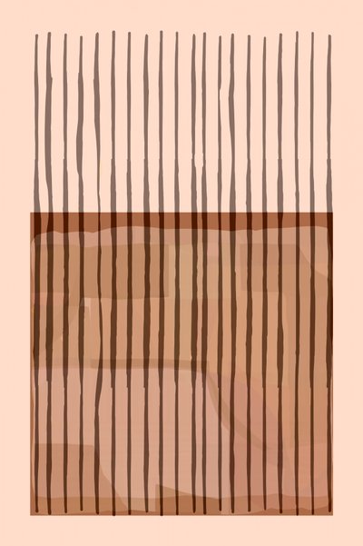 Jordnære, minimalistiske linjer af cartissi