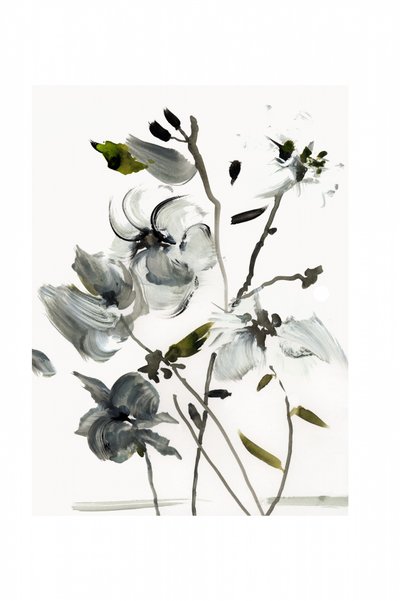 Elegante abstrakte blomster af cartissi