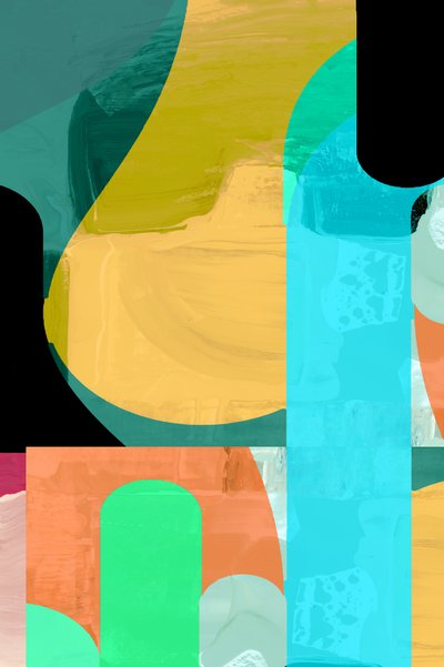 Flydende abstrakt design af cartissi